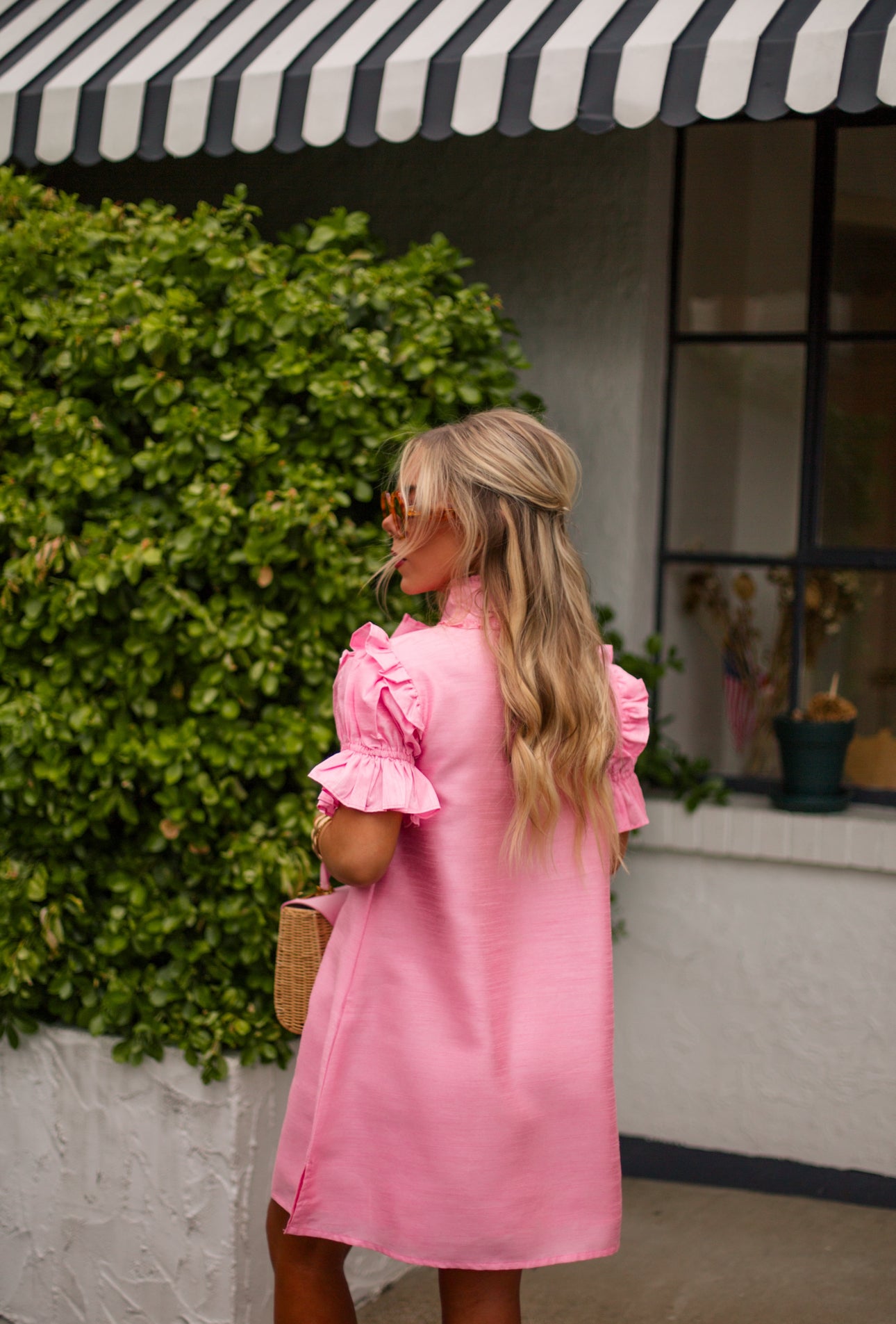 Josie shift dress in candy pink – Elizabeth Wilson Designs