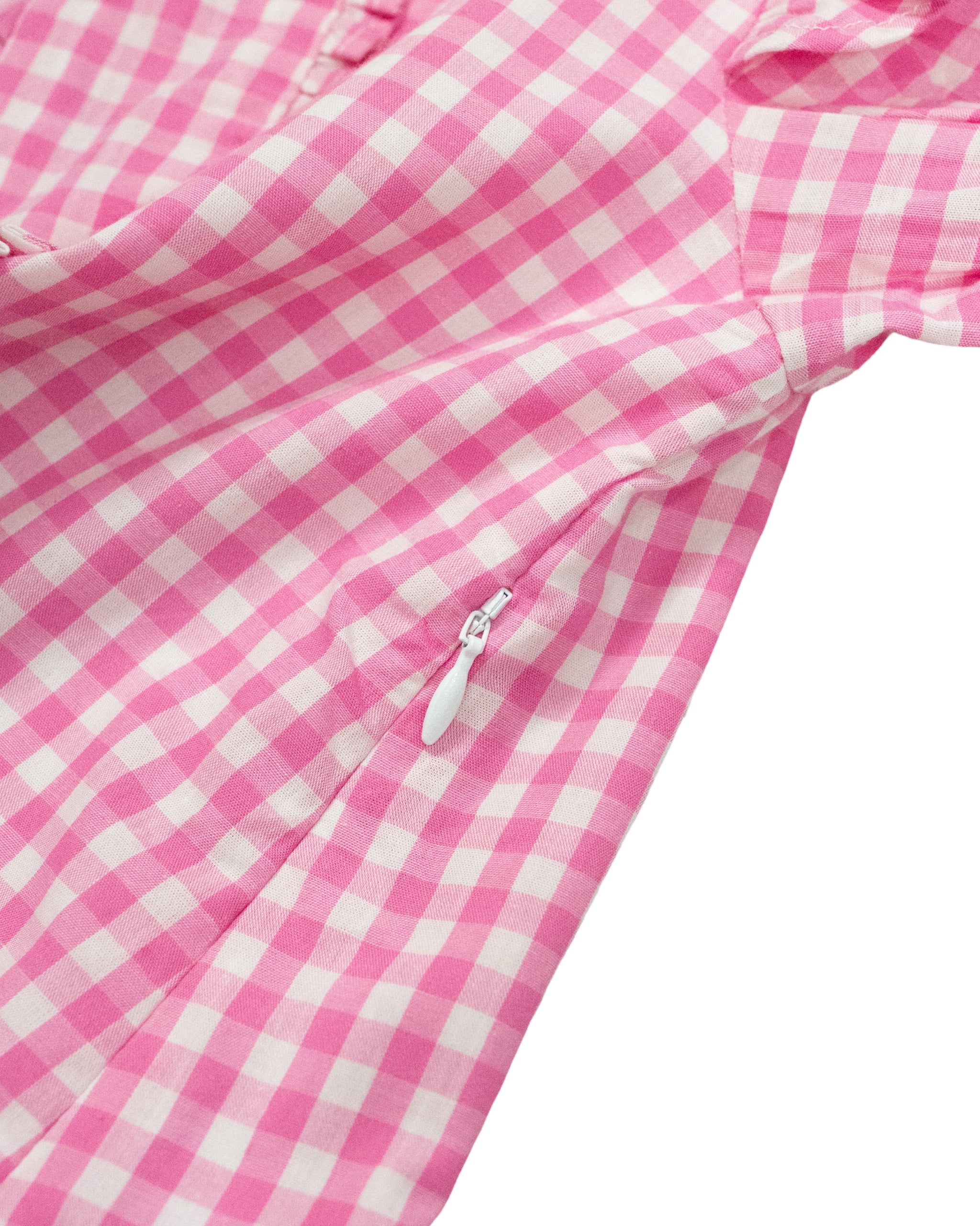 pink gingham dress womens Josie shift dress in hot pink gingham – Elizabeth Wilson Designs