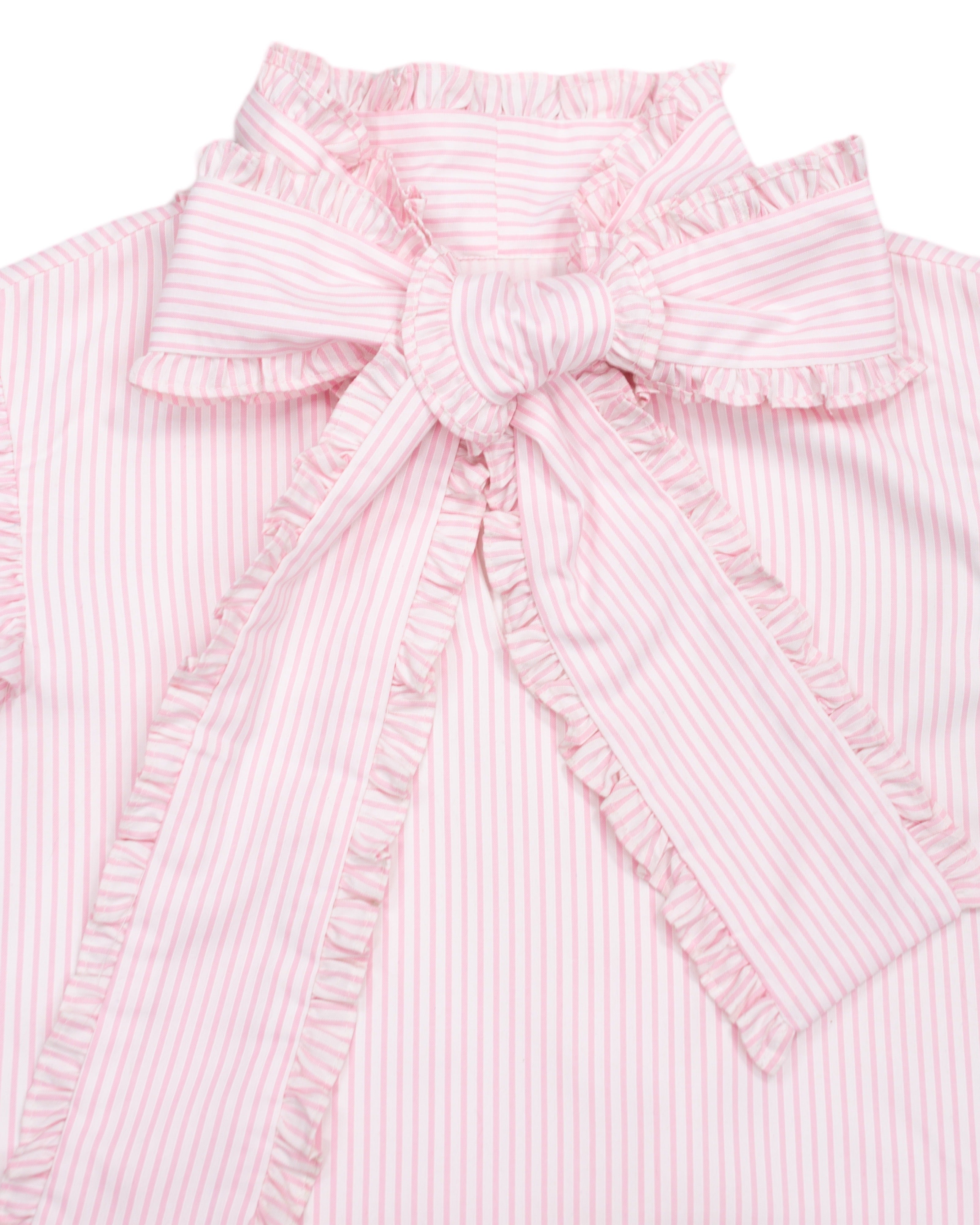 Josie Mae Top in pink stripe – Elizabeth Wilson Designs