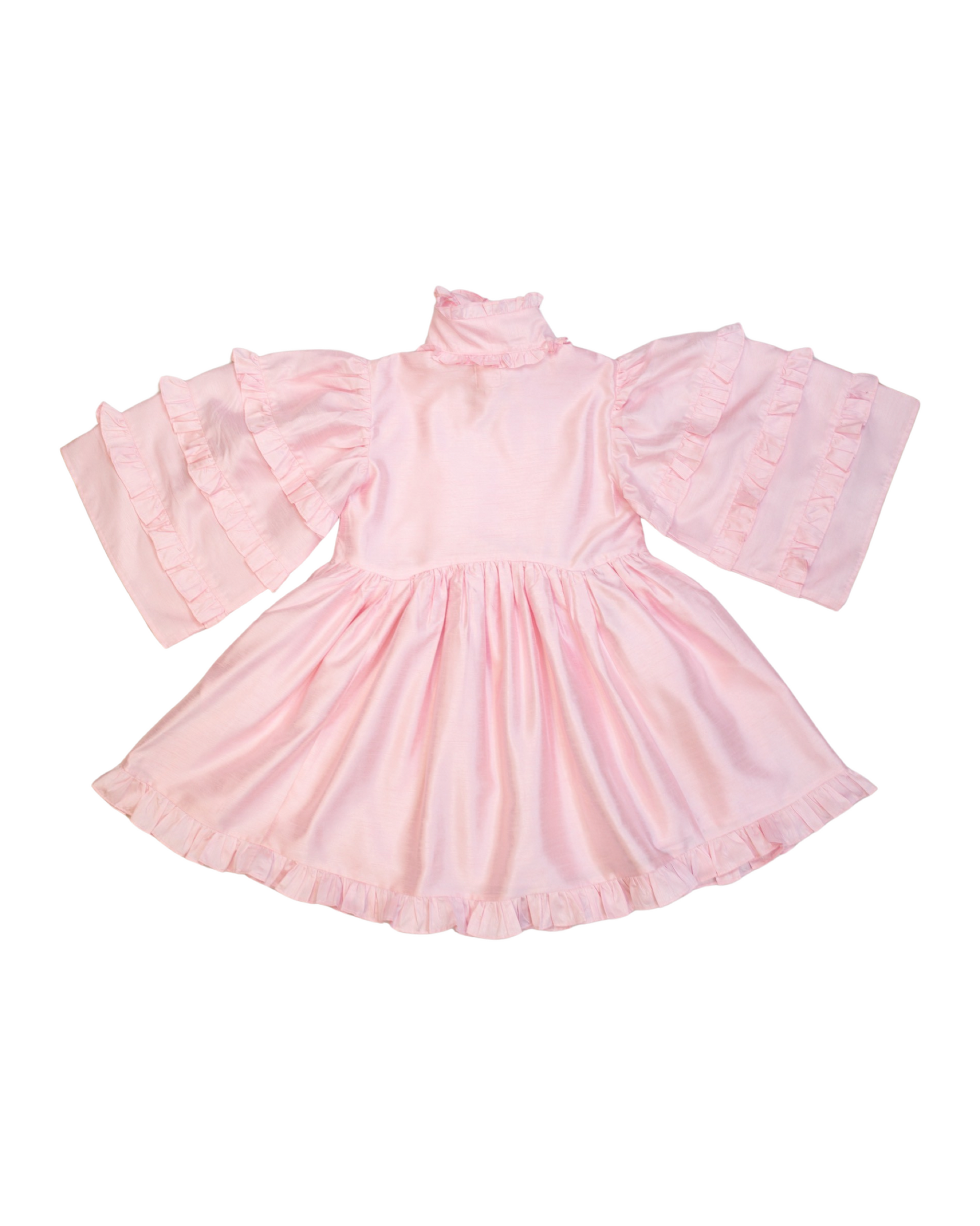 Josephine Dress in pink – Elizabeth Wilson Designs