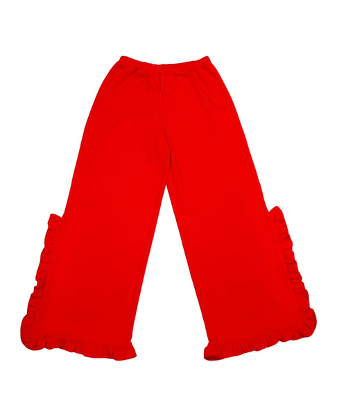 パンツ theredthread S print sweat1 toys Polly sweatpants in red – Elizabeth Wilson Designs