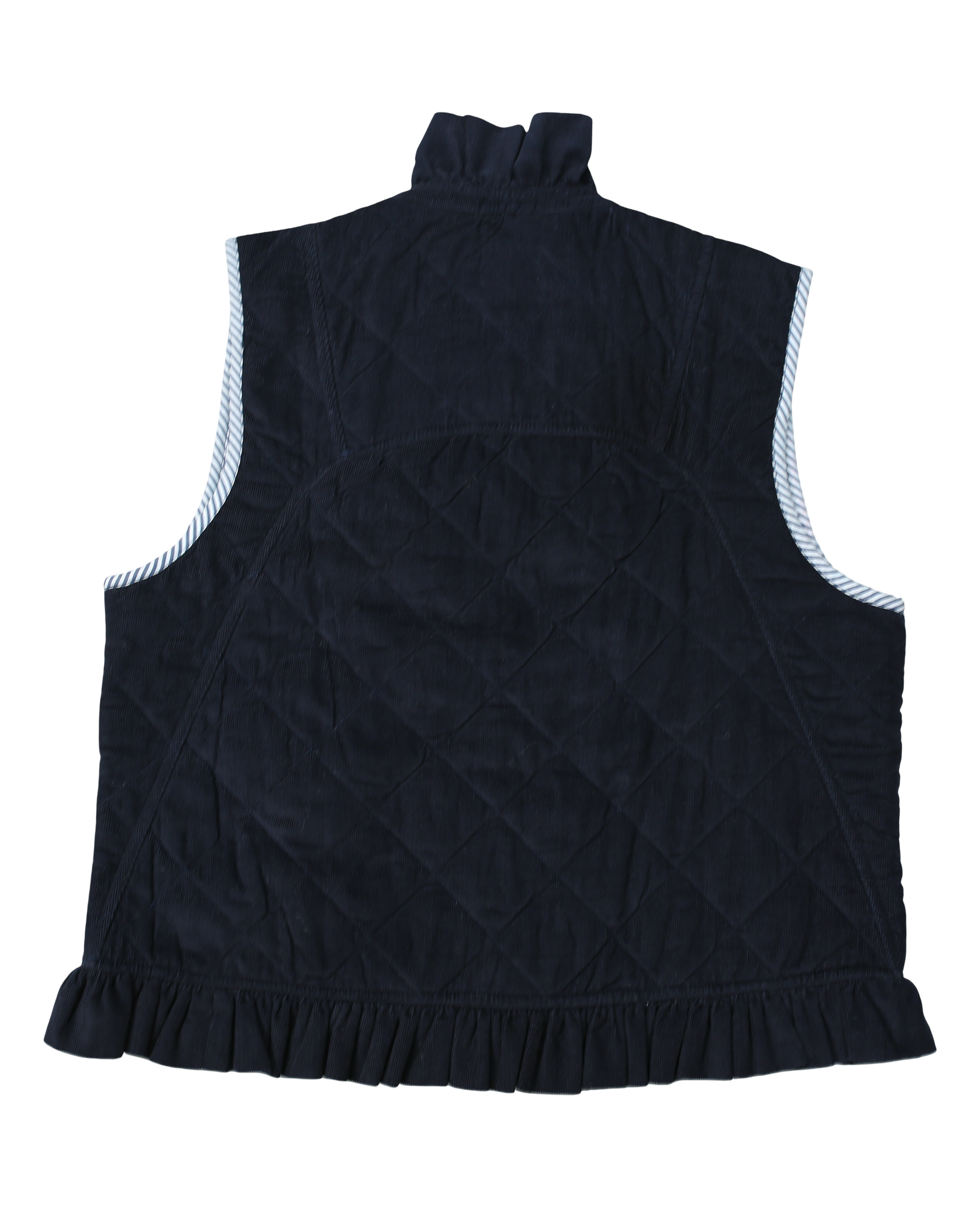Vivienne Vest in navy – Elizabeth Wilson Designs
