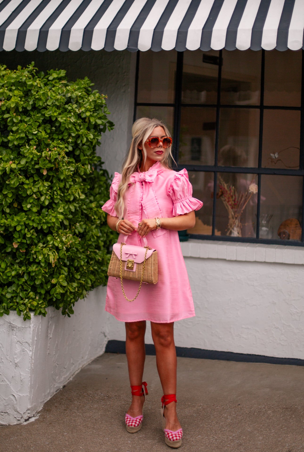 pink dress purse AKIRA Not That Kind Of Rose Purse